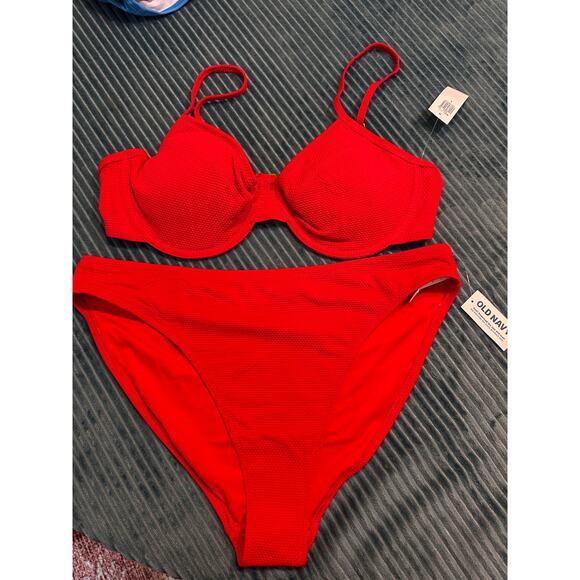 Old Navy Other - NWT Old Navy Red Bikini - Size Large - Stylish Swimwear